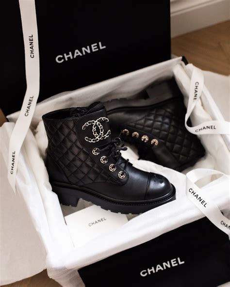 chanel glitter boots replica|chanel combat boots black.